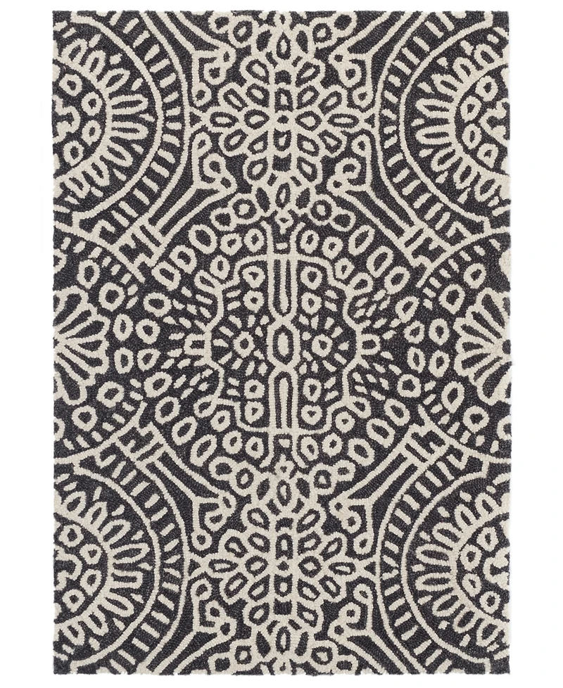 Dash and Albert Rugs by Annie Selke Temple Wool DA957 4'x6' Area Rug