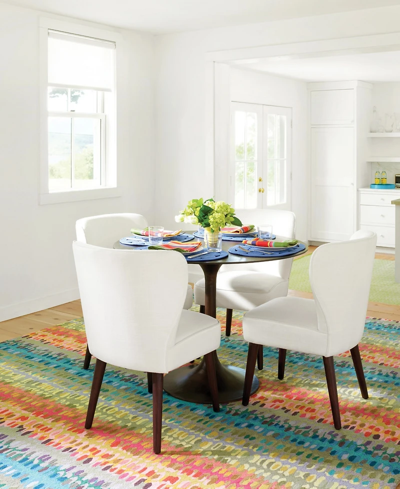Dash and Albert Rugs by Annie Selke Paint Chip Wool DA552 6'x9' Area Rug