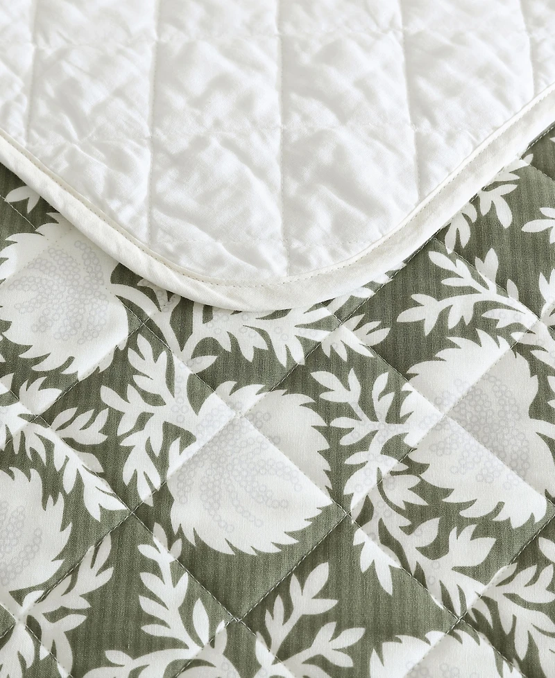 Eddie Bauer Garden Bloom Cotton Reversible -Pc. Quilt Set