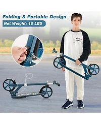 Folding Aluminum Alloy Scooter with 3 Adjustable Heights