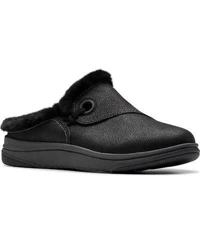 Clarks Women's Cloudsteppers Breeze Myth Round Toe Mules
