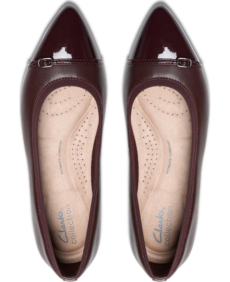 Clarks Women's Natalyn Dusk Pointed Toe Flats
