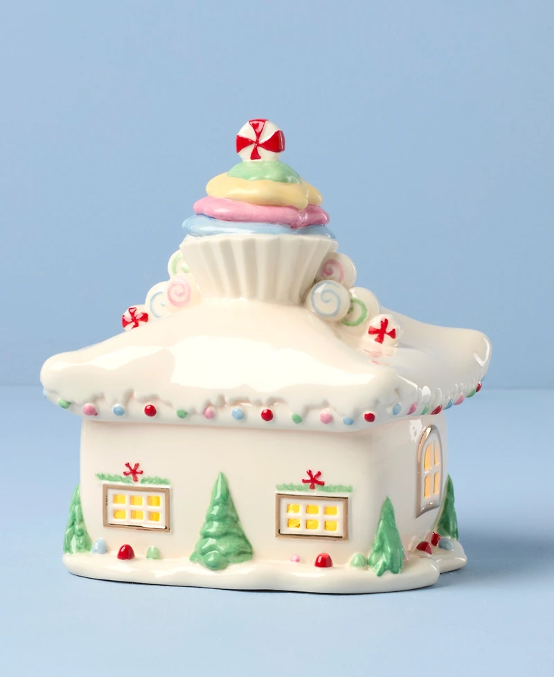 Lenox WhoVille Sweet Shop Lit Figurine