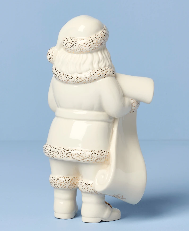 Lenox 2025 African American Santa with List Figurine
