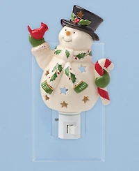 Lenox Happy Holly Days Snowman Night Light