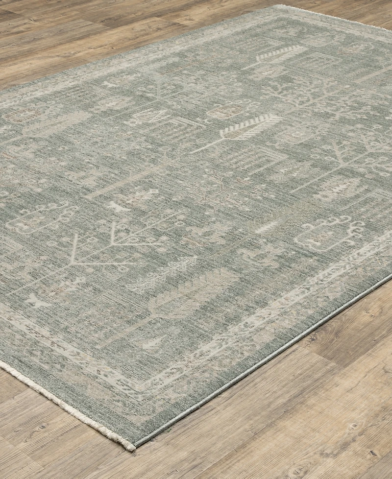 Oriental Weavers Keaton KEA07 2'3"x7'6" Runner Area Rug