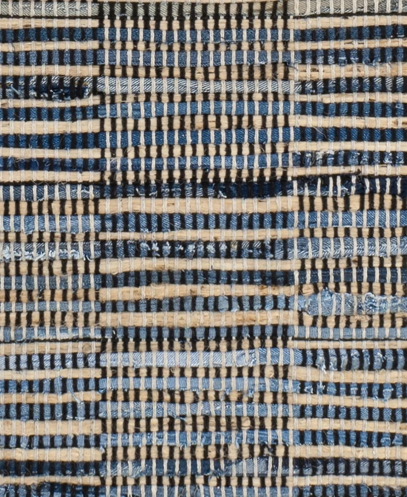 Dash and Albert Rugs by Annie Selke Denim Rag Gridwork DA2207 5'x8' Area Rug