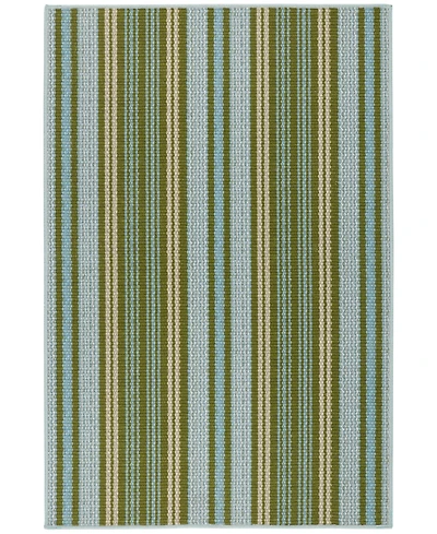 Dash and Albert Rugs by Annie Selke Caravan Stripe Machine Washable DA2034 8'x10' Area Rug