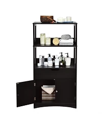 Volenca Bathroom Storage Cabinet with Drawer and Shelf Floor Cabinet