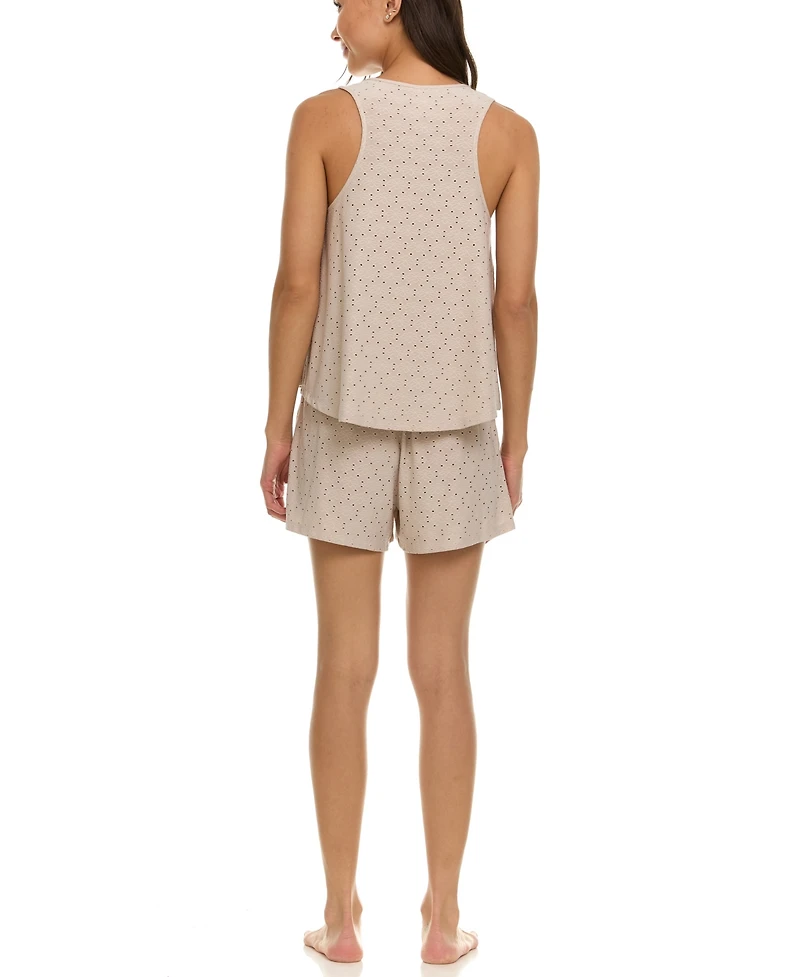 Flora by Flora Nikrooz Women's Dulce Eyelet Knit Pajama Set
