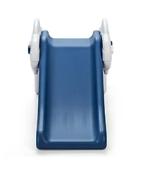 Kids Slide, Freestanding Baby Mini Play Climber Slide Set Hdpe/Anti-Slip Foot Pads/Non-Slip Widened Pedals for Indoor Outdoors Use (Blue)