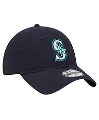 New Era Big Boys and Girls Navy Seattle Mariners Team Color 9TWENTY Adjustable Hat