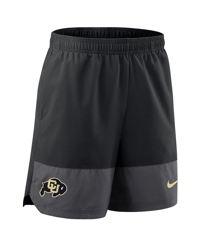 Nike Men's Black Colorado Buffaloes 2025 Sideline Performance Shorts