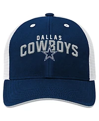 Outerstuff Preschool Navy Dallas Cowboys Core Lockup Trucker Adjustable hat