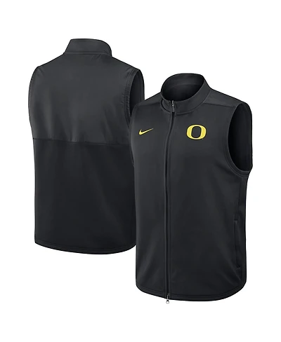 Nike Men's Black Oregon Ducks Primetime Victory Performance Full-Zip Vest