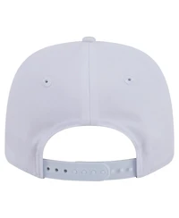 New Era Men's White Dallas Stars Team Lockup Basic 9SEVENTY Adjustable Hat