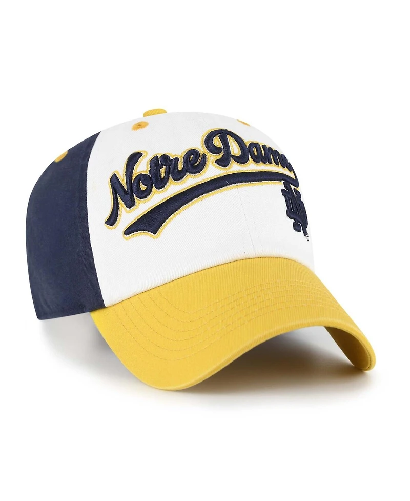 '47 Brand Big Boys and Girls White Notre Dame Fighting Irish Scooter Clean Up Adjustable Hat