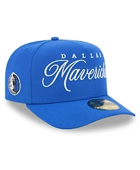 New Era Men's Blue Dallas Mavericks 2025 Nba Draft A-Frame 59FIFTY Fitted Hat