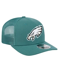 New Era Men's Midnight Green Philadelphia Eagles Team Collection 9SEVENTY Stretch-Snap Adjustable Hat