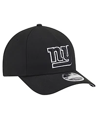 New Era Men's Black New York Giants Team Collection 9FORTY M-Crown A-Frame Adjustable Hat