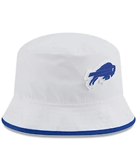New Era Men's White Buffalo Bills 2025 Nfl Training Camp Stretch Bucket Hat