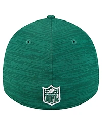 New Era Men's Green York Jets Stripes 39THIRTY Flex Hat