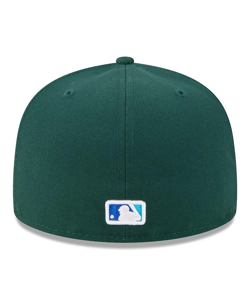 New Era Men's Green Athletics 2025 Big League Chew 59FIFTY Fitted Hat