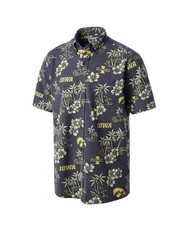 Reyn Spooner Men's Black Iowa Hawkeyes Classic Button-Up Shirt