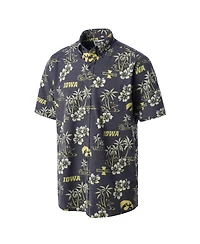Reyn Spooner Men's Black Iowa Hawkeyes Classic Button-Up Shirt