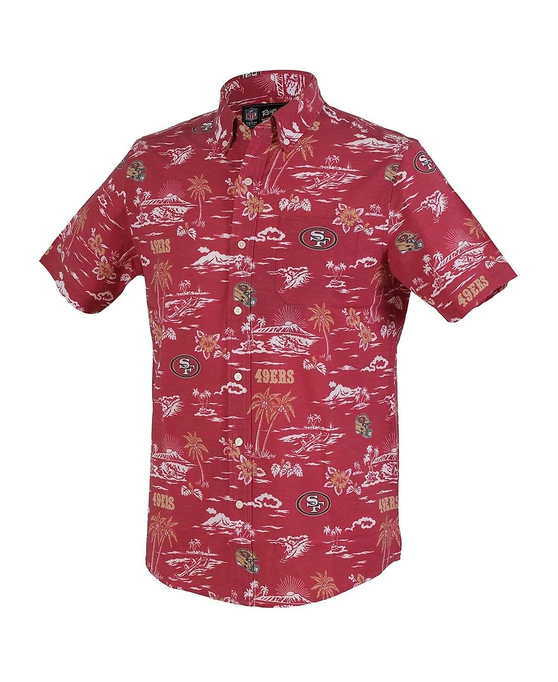 Reyn Spooner Men's Scarlet San Francisco 49ers Kekai Performance Button-Down Shirt