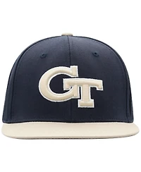 Top of the World Big Boys and Girls Navy Georgia Tech Yellow Jackets Victory Maverick Snapback Hat