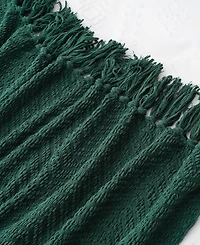 Battilo Herringbone Chenille Knit Throw, 60"x 80"