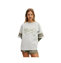 Cotton On Women's Active Ballpark Oversized Graphic Tshirt
