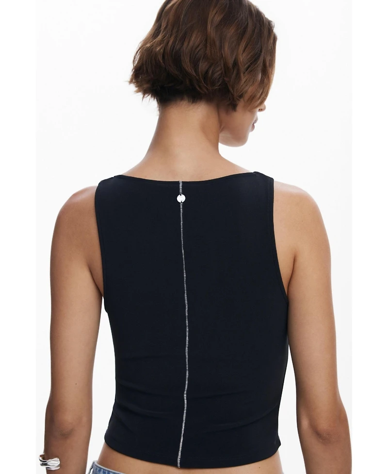 Desigual Women's Denim tank top