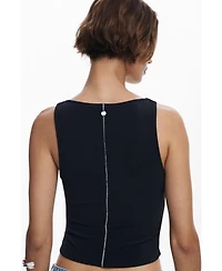Desigual Women's Denim tank top