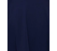 B Darlin Juniors' Scuba Crepe Square-Neck Fit & flare Dress