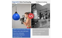 18 Inch 110 Pound Heavy Punching Water Aqua Bag with Adjustable Metal Chain