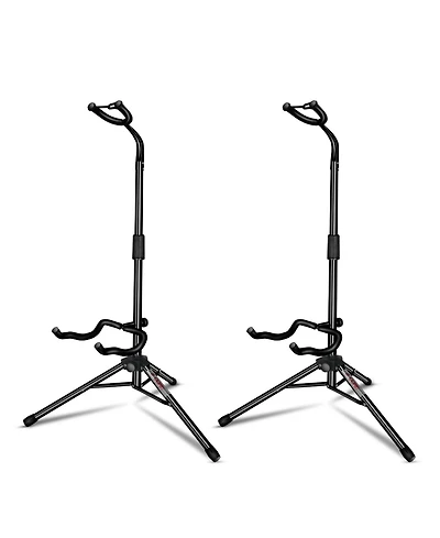 5Core Guitar Stand Pair Floor Folding Holder Soporte Para Guitarra for Acoustic Electric Bass