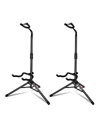 5Core Guitar Stand Pair Floor Folding Holder Soporte Para Guitarra for Acoustic Electric Bass