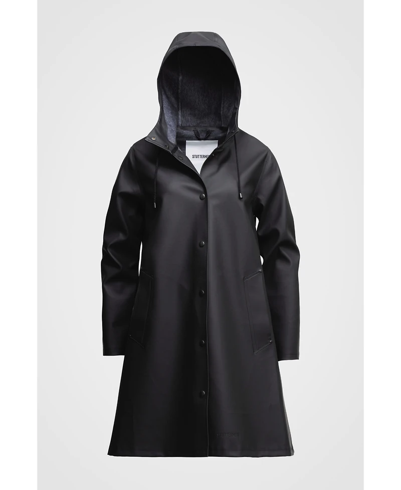 Stutterheim Mosebacke Hooded Long Sleeve Raincoat