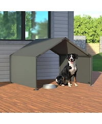 Streamdale Furniture Dog Shade Shelter Portable Pet Tent Gray