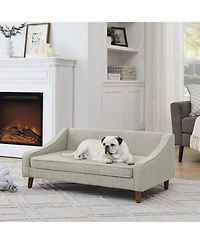 Streamdale Furniture Elevated Dog Sofa Bed - Beige