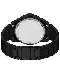 Fossil Men's Pearson Multifunction Black Stainless-Steel Watch, 42mm