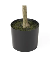 Streamdale Furniture Artificial Olive Tree - 47'' Tall - Pre-Potted