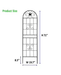 Streamdale Furniture Metal Garden Trellis 71" - 4 Pack