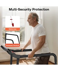 Streamdale Furniture Walking Pad Treadmill for Seniors Foldable Safe Design Large Led