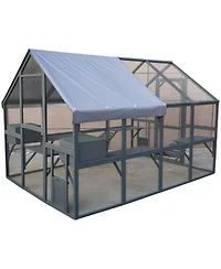 Streamdale Furniture Cat Run Outdoor Catio 110 Inch