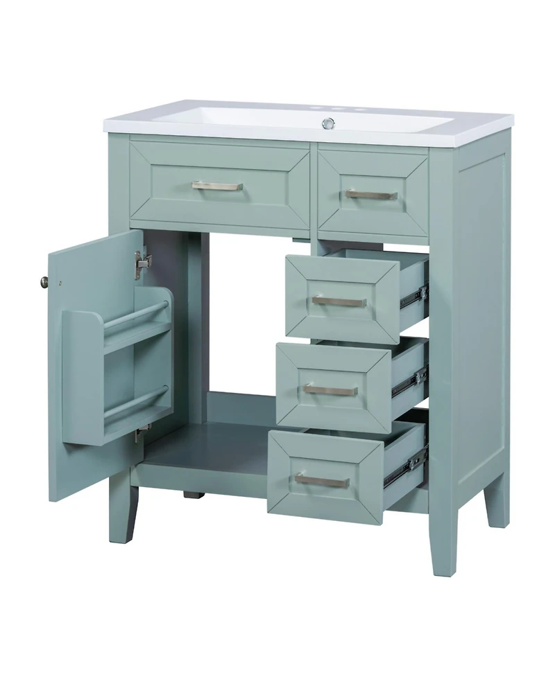 Streamdale Furniture 30" Bathroom Vanity with Sink & Drawers