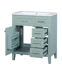 Streamdale Furniture 30" Bathroom Vanity with Sink & Drawers