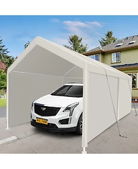 Streamdale Furniture 12x20 Heavy Duty Portable Carport - White